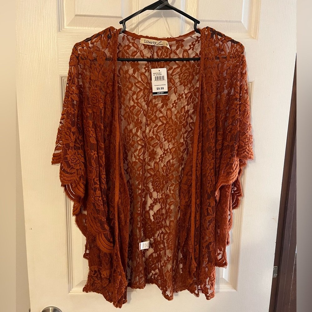 Liberty love mesh cardigan